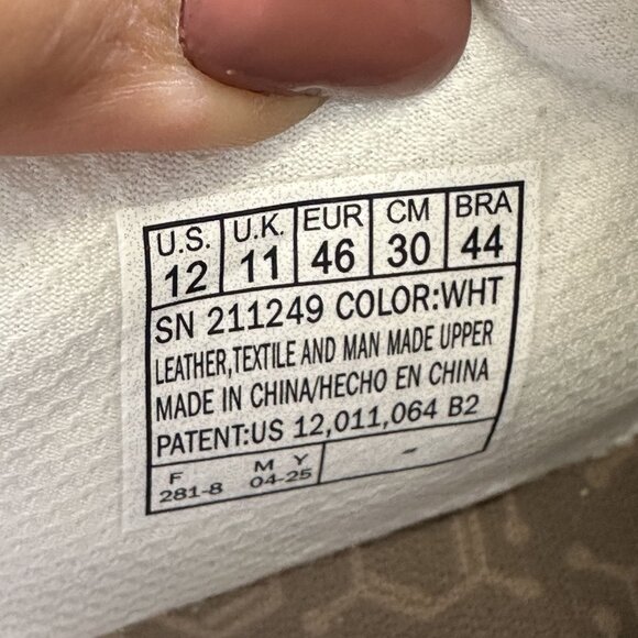 Skechers Street Retro Jogger Men's size 12 Ivory White Running Shoes - Picture 8 of 8